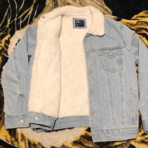 Sunrise Kingdom Sherpa Lined Denim Jacket